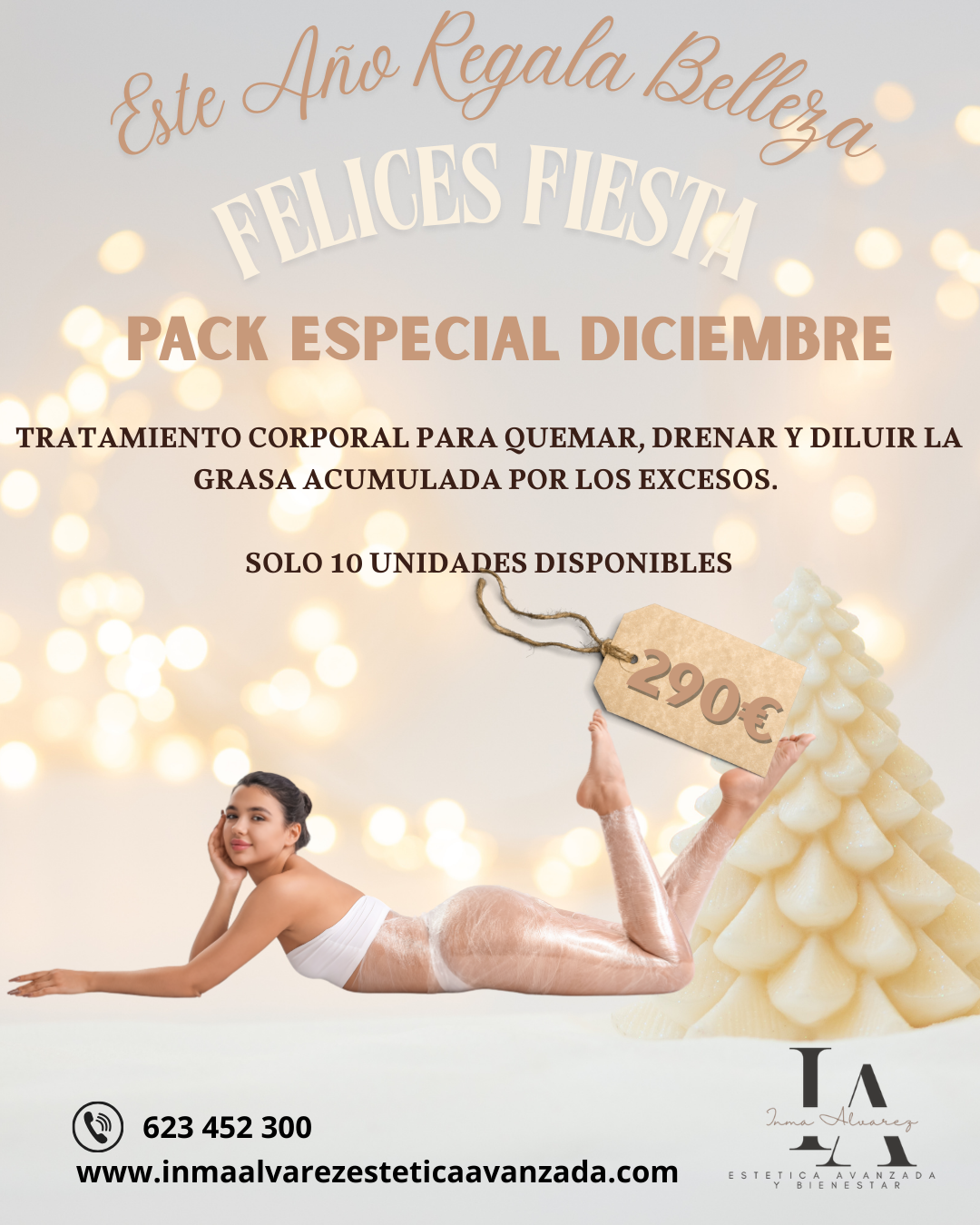 NAVIDAD 2025 TRATAMIENTO CORPORAL Quemar y Drenar grasa