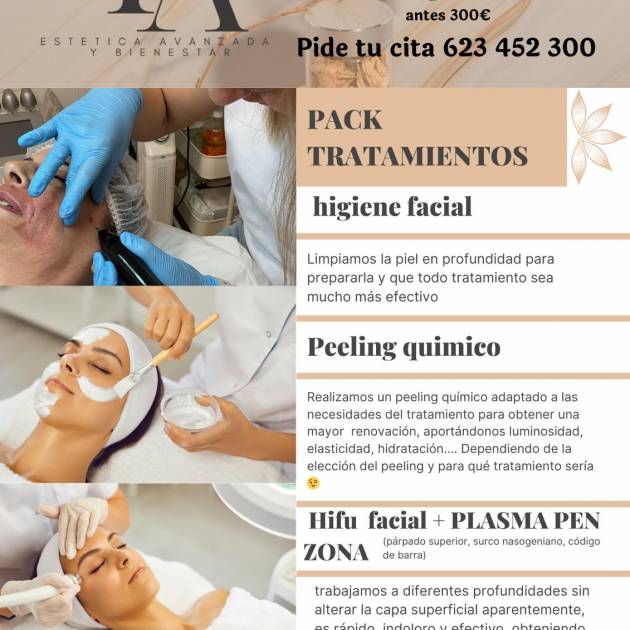 Pack Tratamientos faciales con HIFU