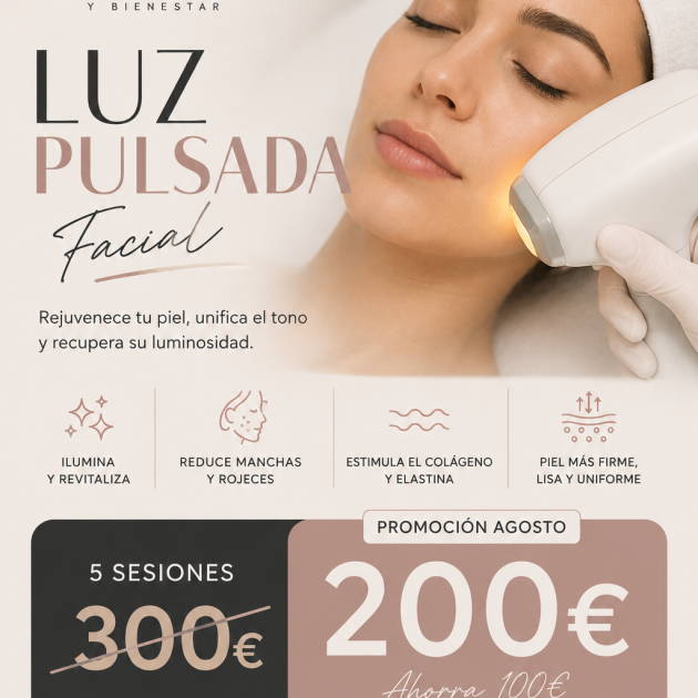 Bono 5 sesiones Rejuvenecimiento facial